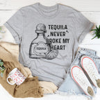 Tequila Never Broke My Heart Tee Peachy Sunday