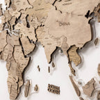 3D LED Wooden World Map 2.0 Terra - SJB-DIAMOND ELITES
