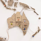3D LED Wooden World Map 2.0 Terra - SJB-DIAMOND ELITES