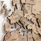 3D LED Wooden World Map 2.0 Terra - SJB-DIAMOND ELITES