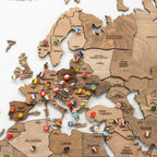 3D Wooden World Map Terra Enjoy The Wood