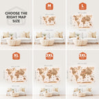 3D LED Wooden World Map 3.0 Terra - SJB-DIAMOND ELITES