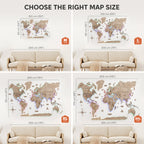 3D LED Wooden World Map 2.0 Terra - SJB-DIAMOND ELITES