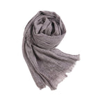 Textured Rayon Crinkle Hijab in Solid Hues Breathable Women's Wrap Hijab (MH145)