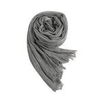 Textured Rayon Crinkle Hijab in Solid Hues Breathable Women's Wrap Hijab (MH145)