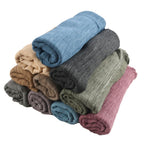 Textured Rayon Crinkle Hijab in Solid Hues Breathable Women's Wrap Hijab (MH145)
