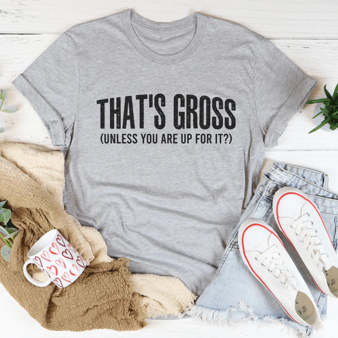 That's Gross Tee Peachy Sunday