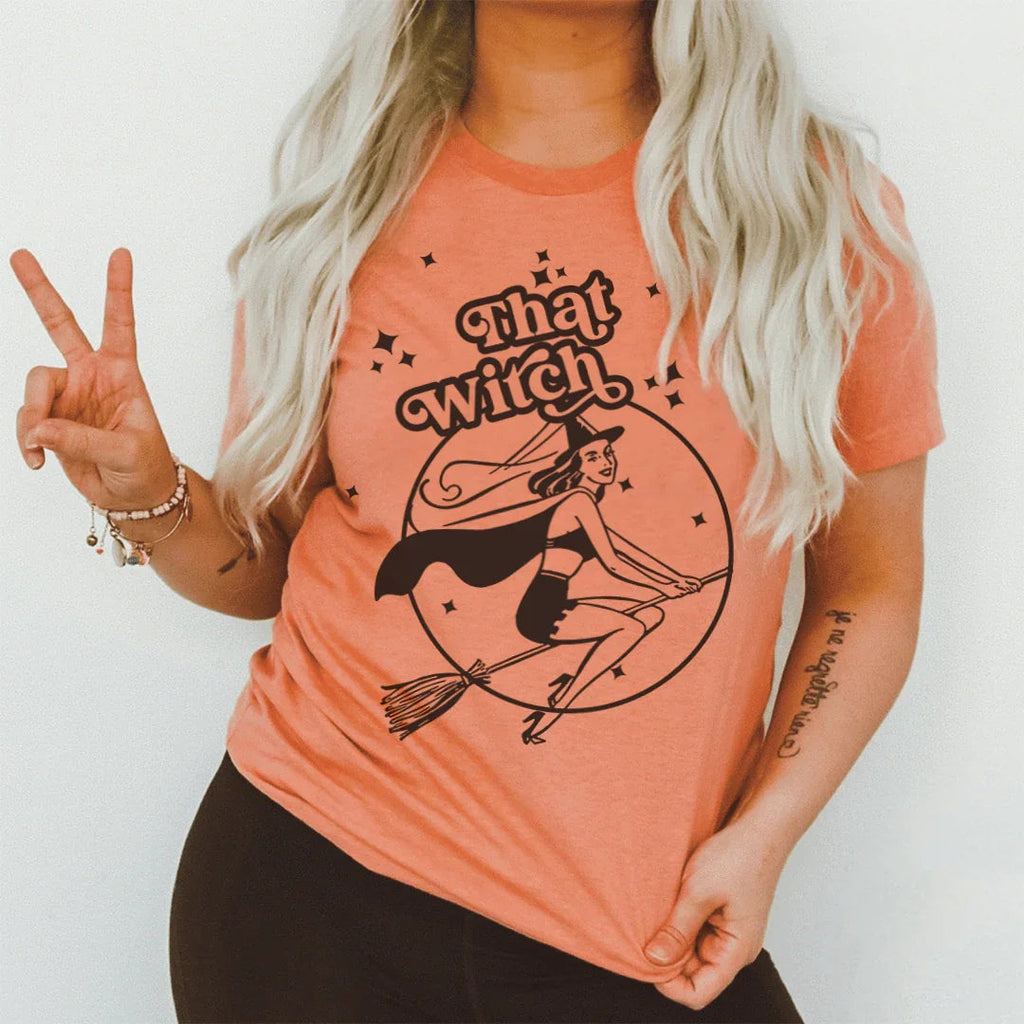 That Witch Tee Peachy Sunday