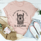 The Best Form Of Stress Relief Is Screaming Tee Peachy Sunday