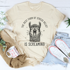 The Best Form Of Stress Relief Is Screaming Tee Peachy Sunday