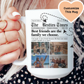 The Bestie Times Custom Mug Peachy Sunday
