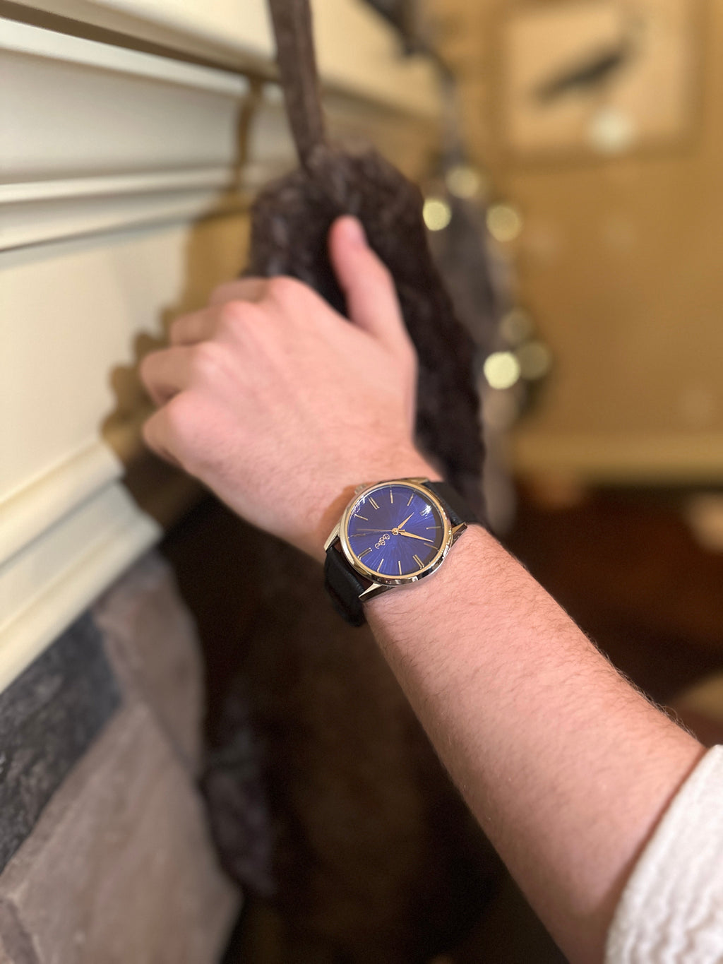 Blue Sunburst Watch The Beyond Boring Watch Company