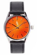 Orange Sunburst Watch The Beyond Boring Watch Company