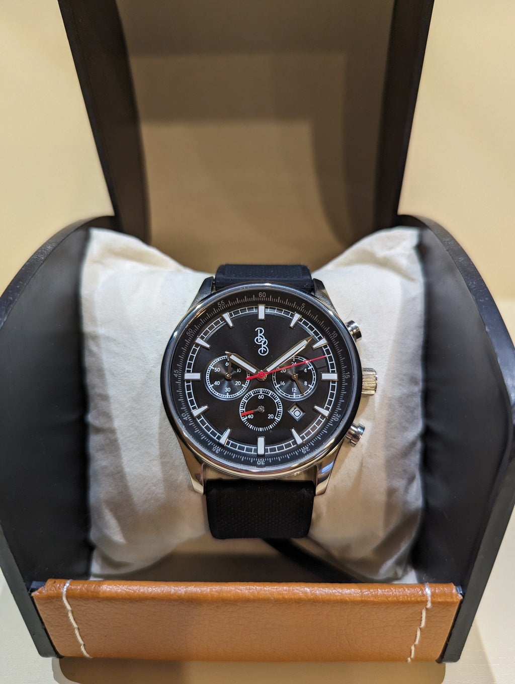 Black Sport Chronograph - SJB-DIAMOND ELITES