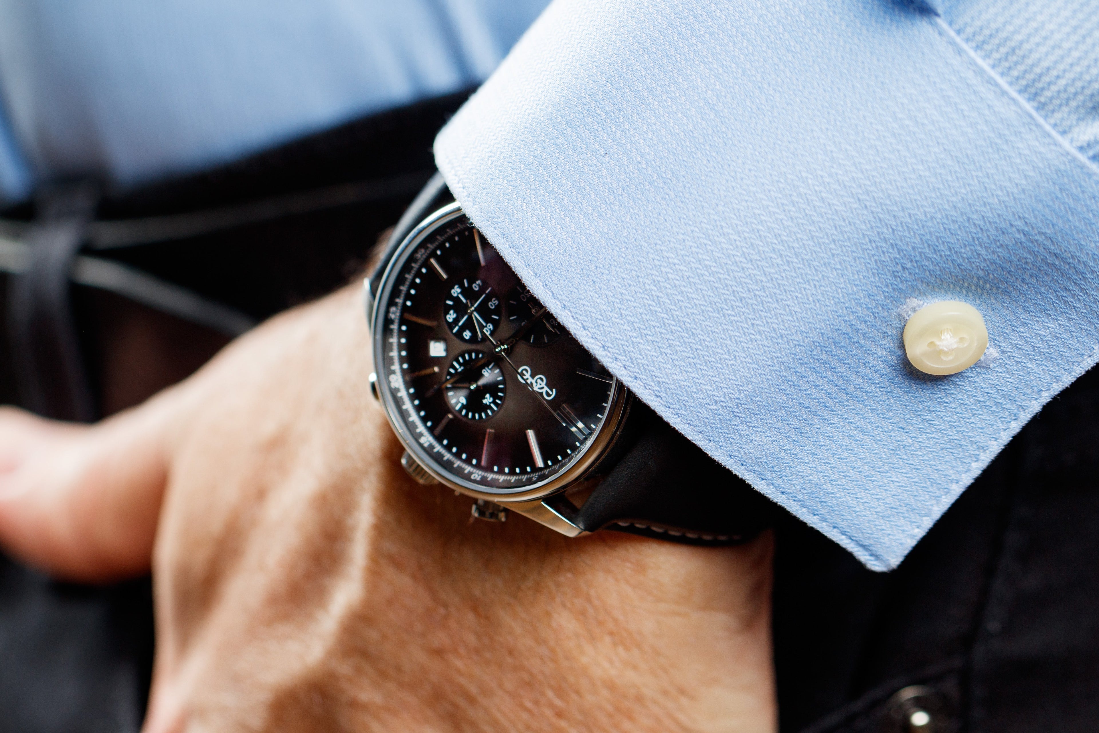 Gray Retro Chronograph The Beyond Boring Watch Company