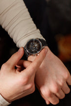 Gray Retro Chronograph The Beyond Boring Watch Company