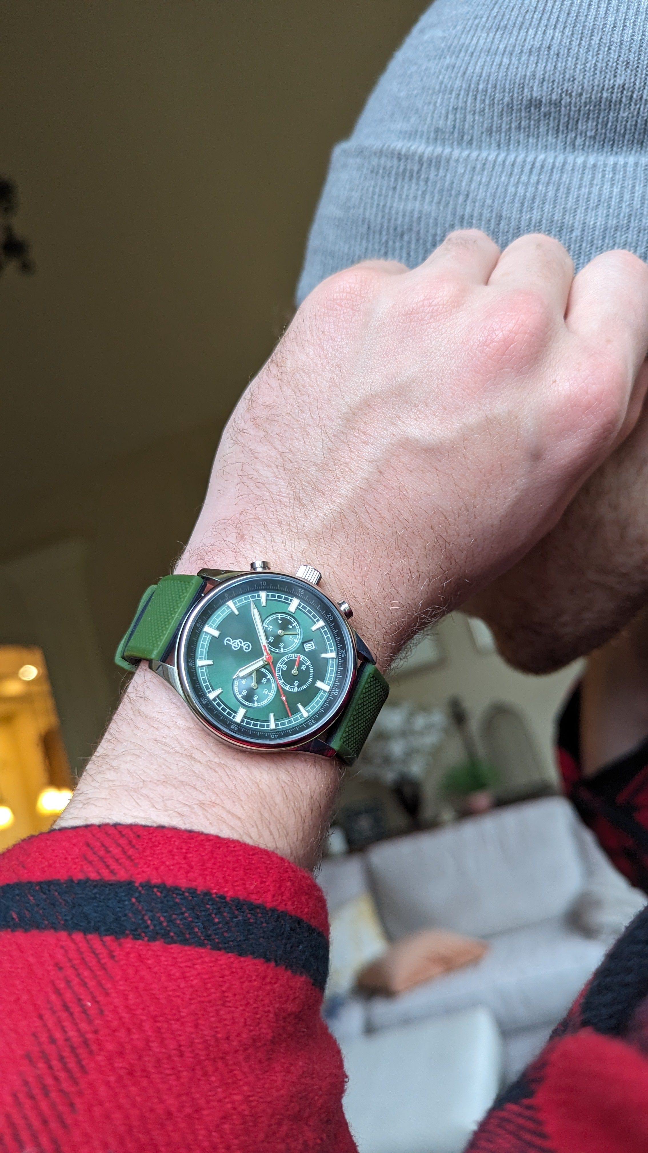 Green Sport Chronograph - SJB-DIAMOND ELITES