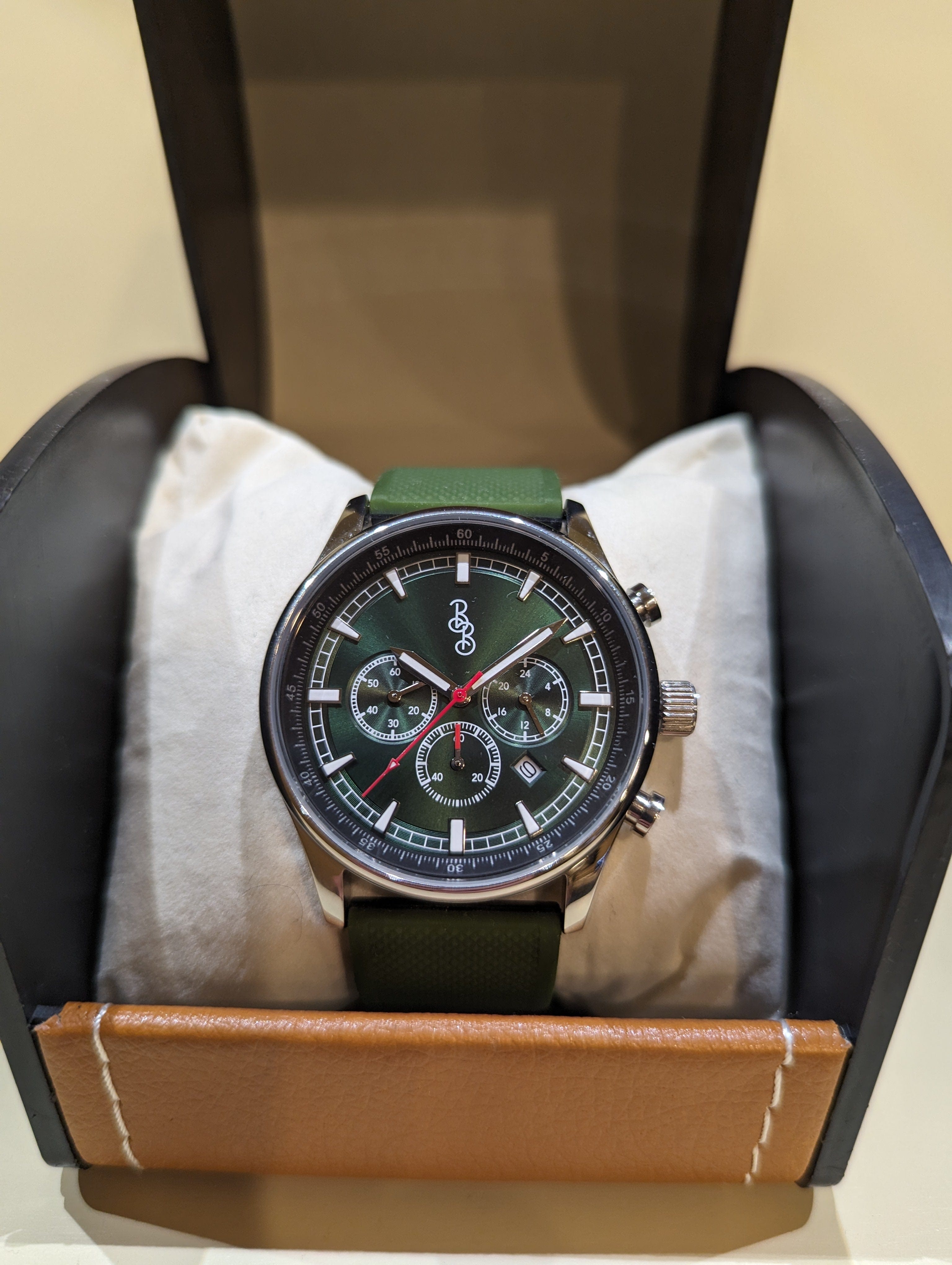 Green Sport Chronograph - SJB-DIAMOND ELITES