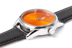 Orange Sunburst Watch The Beyond Boring Watch Company