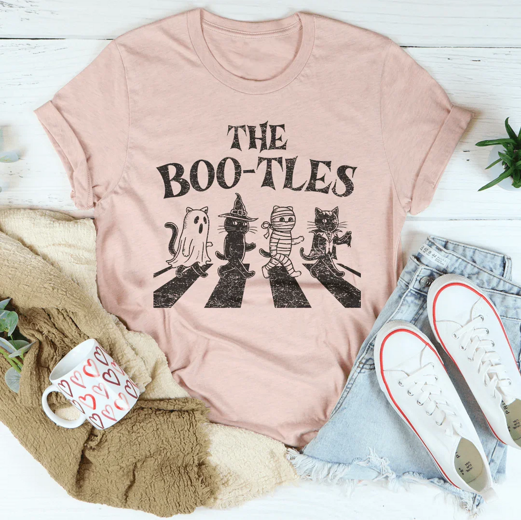 The Boo-tless Cat Tee Peachy Sunday
