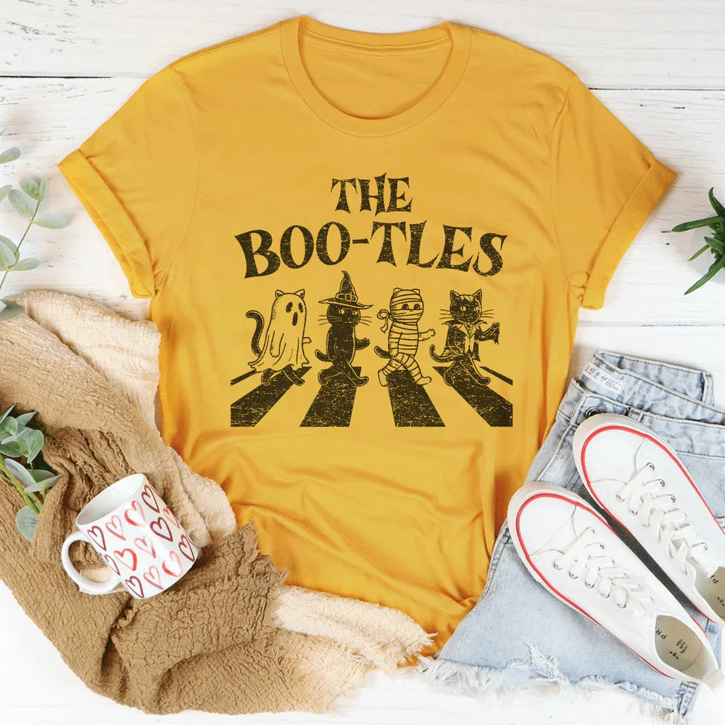 The Boo-tless Cat Tee Peachy Sunday