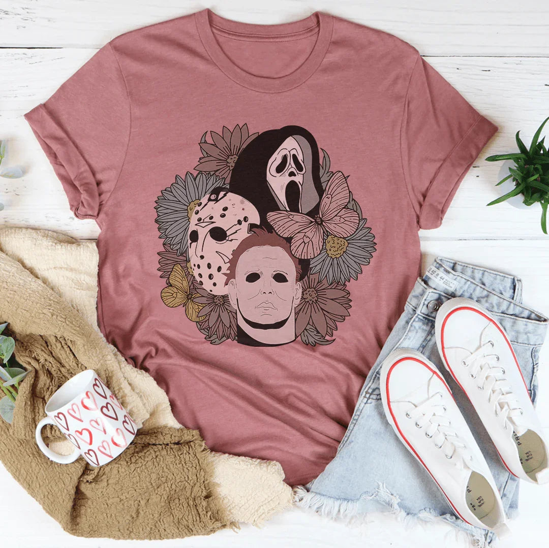 The Boys Of Fall Floral Tee Peachy Sunday