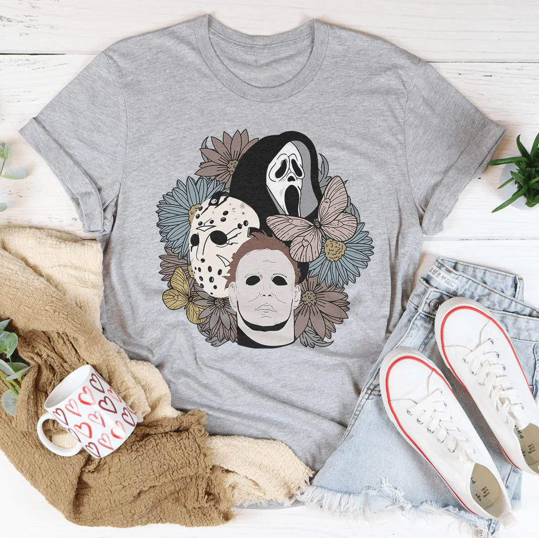 The Boys Of Fall Floral Tee Peachy Sunday