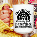 The Great Thing About My Soul Ceramic Mug 15 oz Peachy Sunday