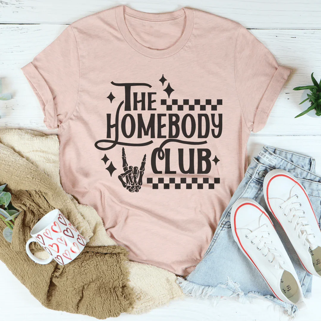 The Homebody Club Tee Peachy Sunday
