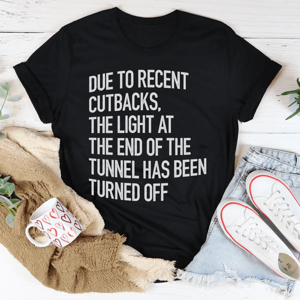 The Light At The End Of The Tunnel Tee Peachy Sunday