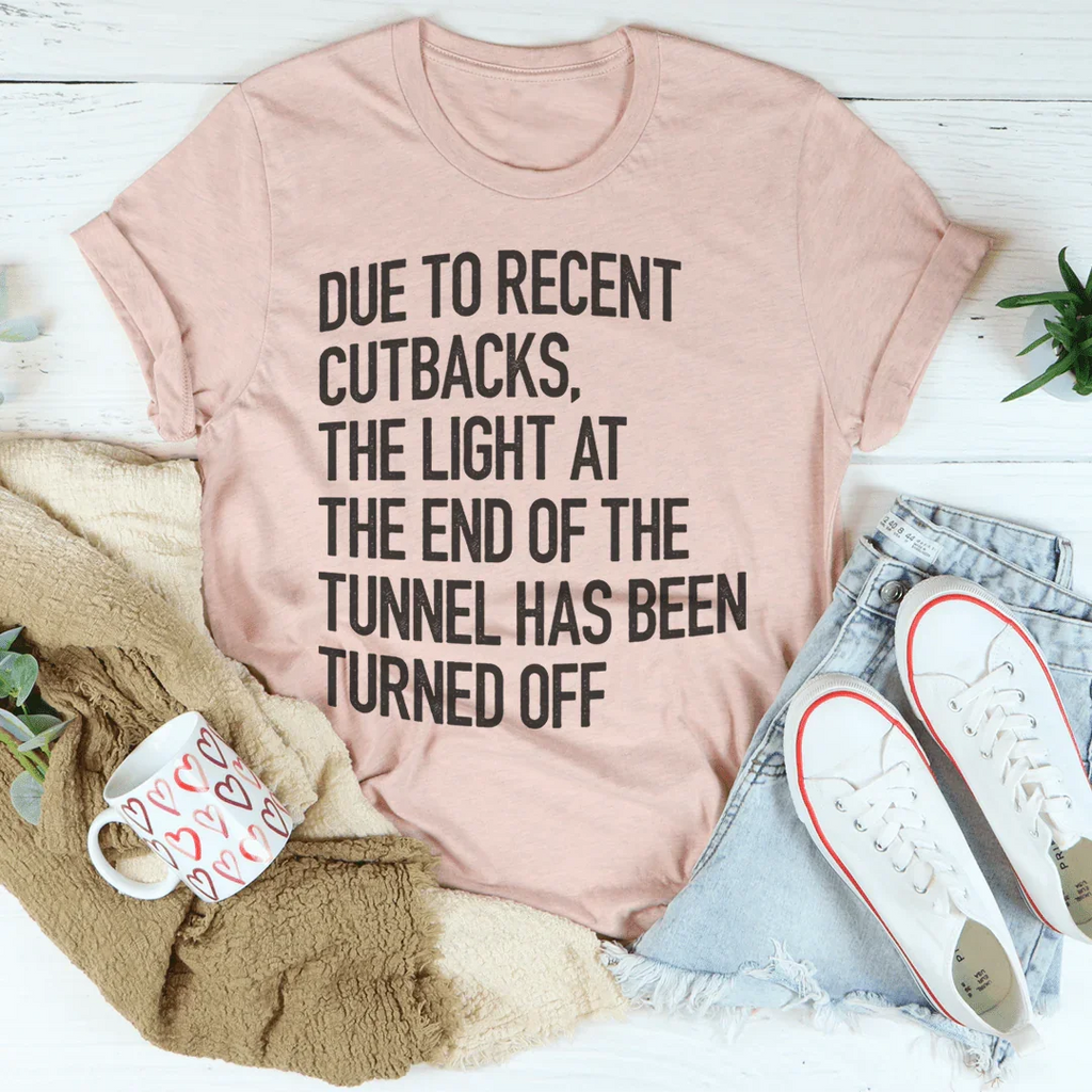The Light At The End Of The Tunnel Tee Peachy Sunday