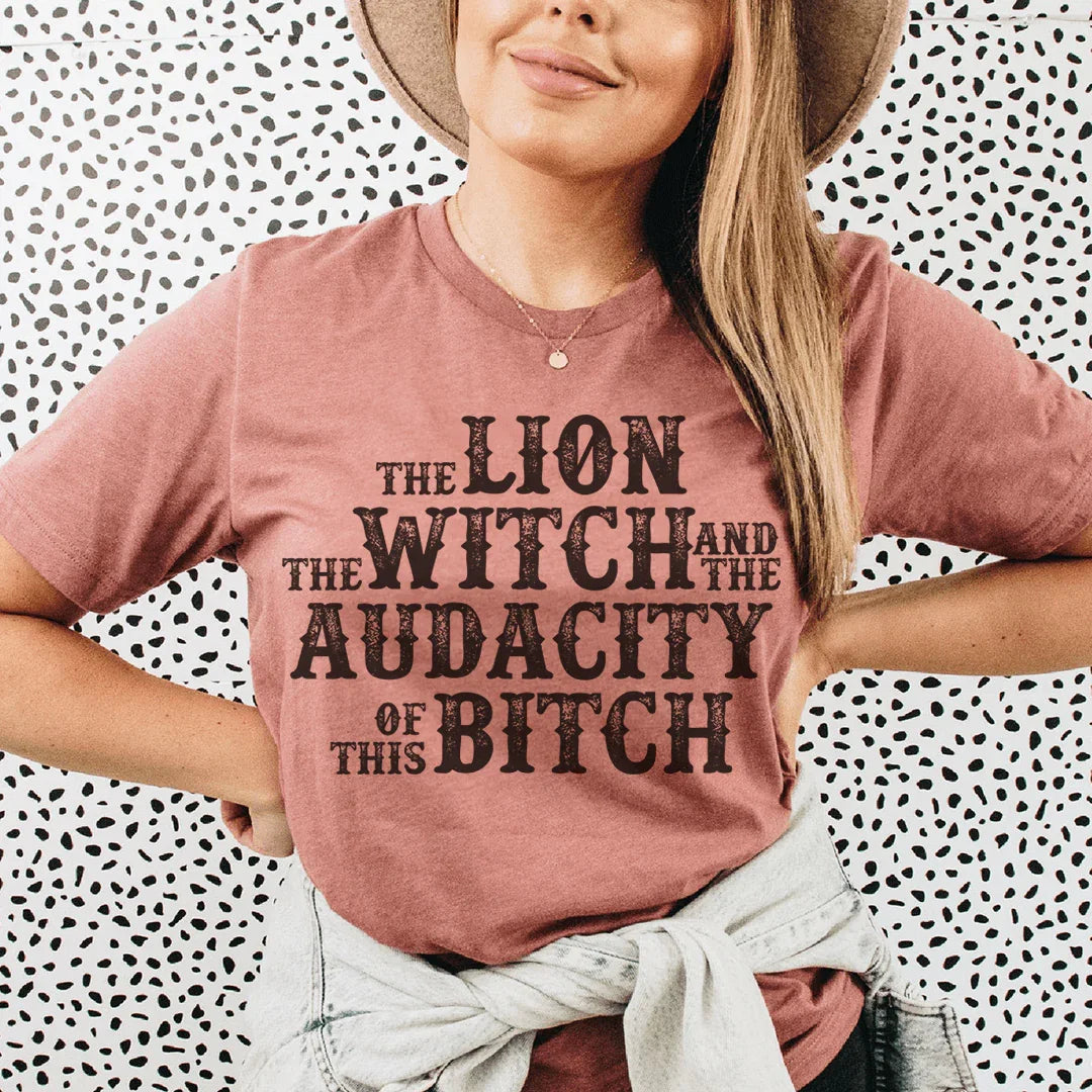 The Lion The Witch & The Audacity Of This B Tee Peachy Sunday