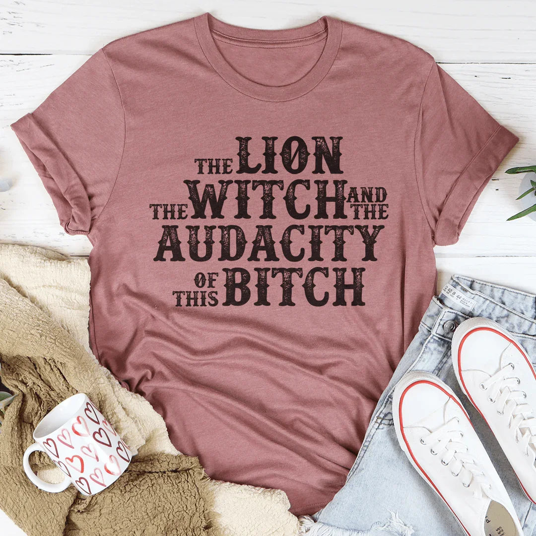 The Lion The Witch & The Audacity Of This B Tee Peachy Sunday