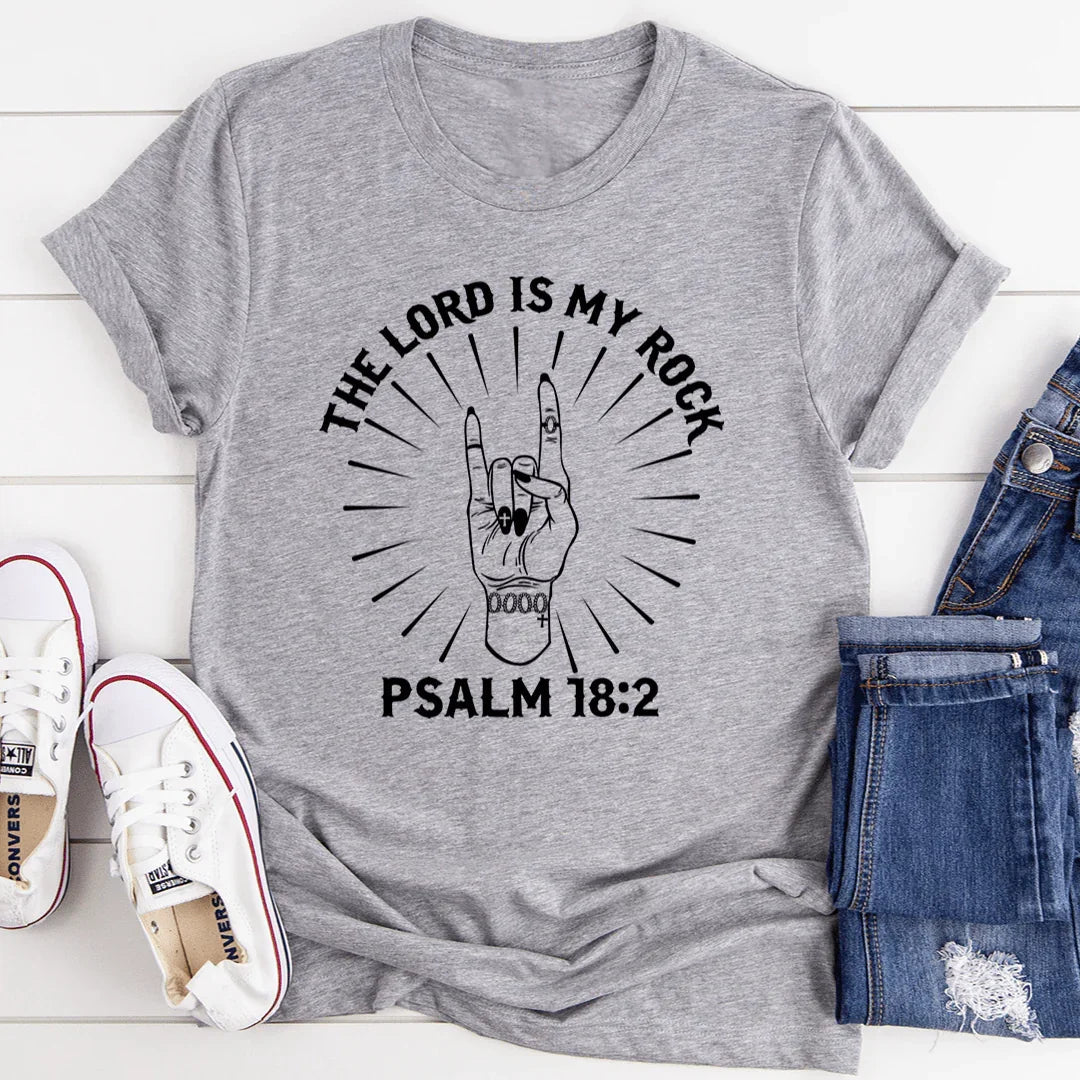 The Lord Is My Rock Tee - SJB-DIAMOND ELITES