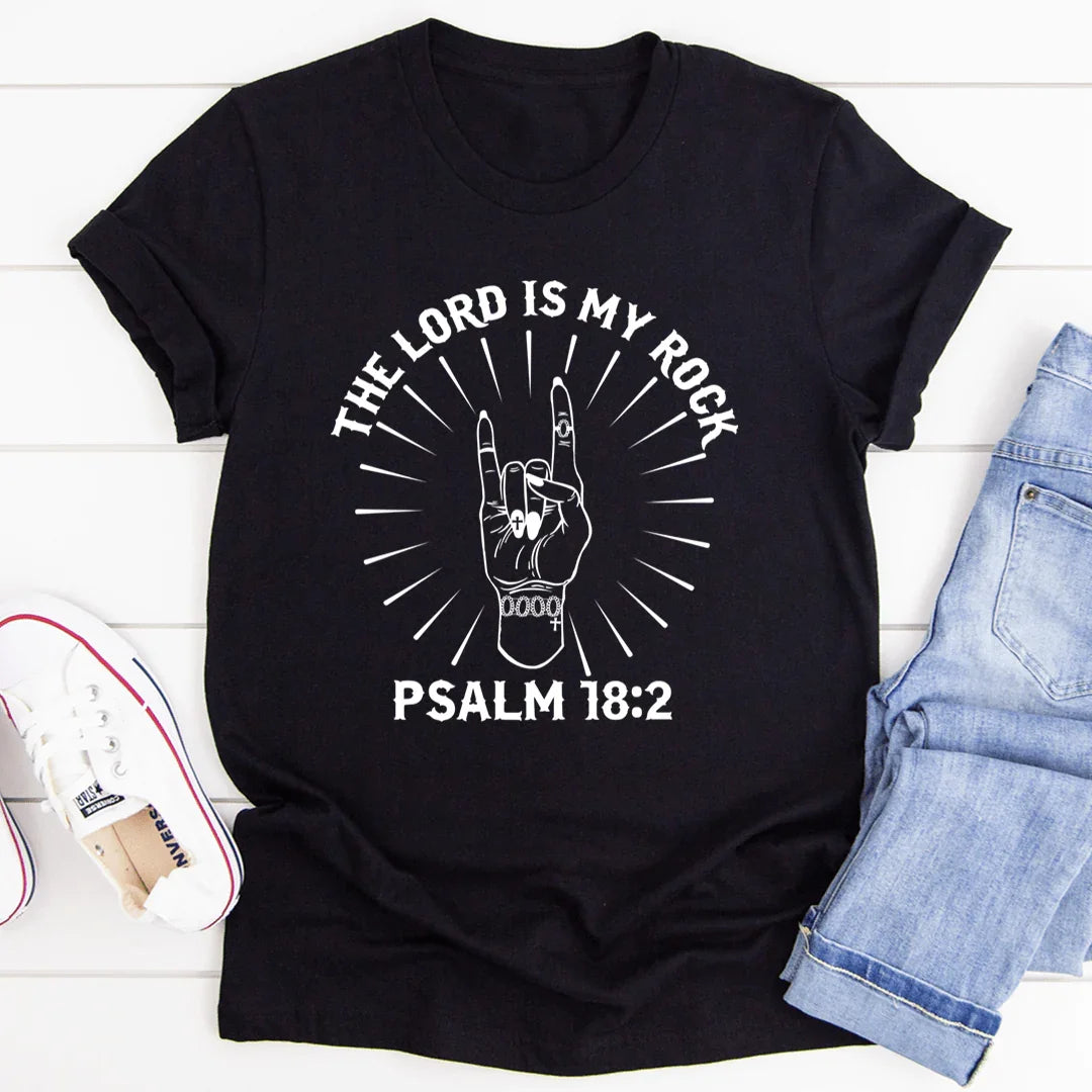 The Lord Is My Rock Tee - SJB-DIAMOND ELITES