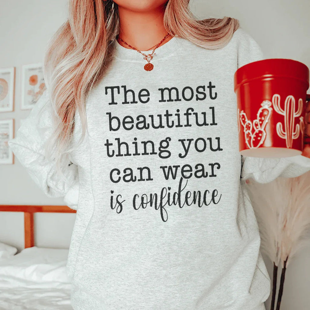 The Most Beautiful Thing Sweatshirt Peachy Sunday