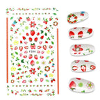 The New 3D Nail Sticker Cool English Letter stickers for nail Foil Love Heart Design Fashion Manicure Stickers Girls Manicure Decoration Nail Art Supplies 3D Self-Adhesive Nail Decals Designer Nail Stickers for Acrylic Nails