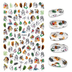 The New 3D Nail Sticker Cool English Letter stickers for nail  Foil Love Heart Design Nails Accessories Fashion Manicure Sticker Stickers Girls Manicure Decoration Nail Art Supplies 3D Self-Adhesive Nail Decals Designer Nail Stickers for Acrylic Nails