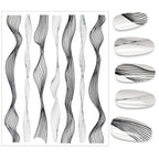 The New 3D Nail Sticker Cool English Letter stickers for nail  Foil Love Heart Design Nails Accessories Fashion Manicure Sticker Stickers Girls Manicure Decoration Nail Art Supplies 3D Self-Adhesive Nail Decals Designer Nail Stickers for Acrylic Nails