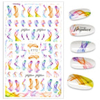The New 3D Nail Sticker Cool English Letter stickers for nail  Foil Love Heart Design Nails Accessories Fashion Manicure Sticker Stickers Girls Manicure Decoration Nail Art Supplies 3D Self-Adhesive Nail Decals Designer Nail Stickers for Acrylic Nails