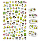 The New 3D Nail Sticker Cool English Letter stickers for nail  Foil Love Heart Design Nails Accessories Fashion Manicure Sticker Stickers Girls Manicure Decoration Nail Art Supplies 3D Self-Adhesive Nail Decals Designer Nail Stickers for Acrylic Nails