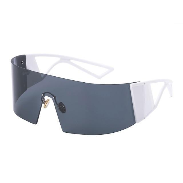The New Sports Polarized Sunglasses UV400 Outdoor Cycling Glasses Sunglasses For Women & Men New Blue Frame Rimless Rectangle Shape  Sun Glasses For Unisex Design New Mirrored Wind Proof Sport Eyeglasses For Sunglasses Stevvex