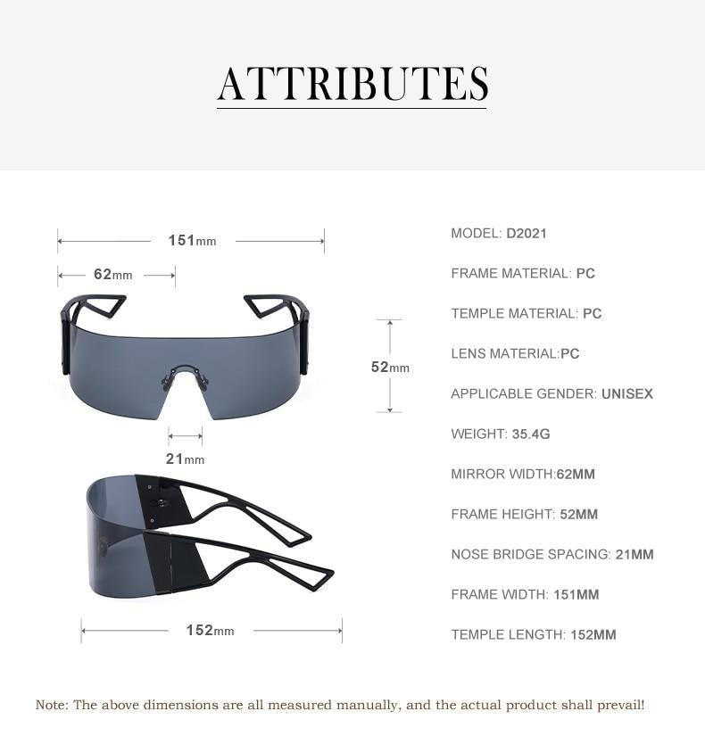The New Sports Polarized Sunglasses UV400 Outdoor Cycling Glasses Sunglasses For Women & Men New Blue Frame Rimless Rectangle Shape  Sun Glasses For Unisex Design New Mirrored Wind Proof Sport Eyeglasses For Sunglasses Stevvex