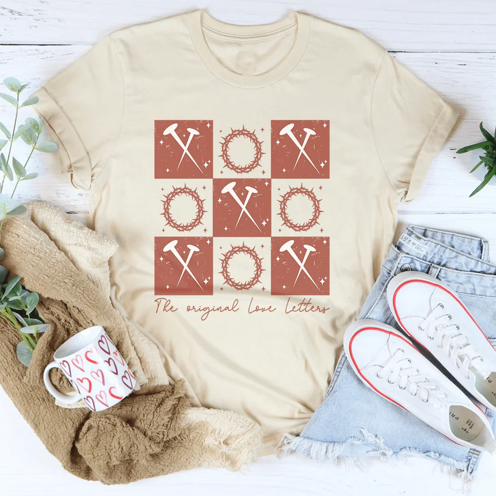 The Original Love Letters Tee Peachy Sunday