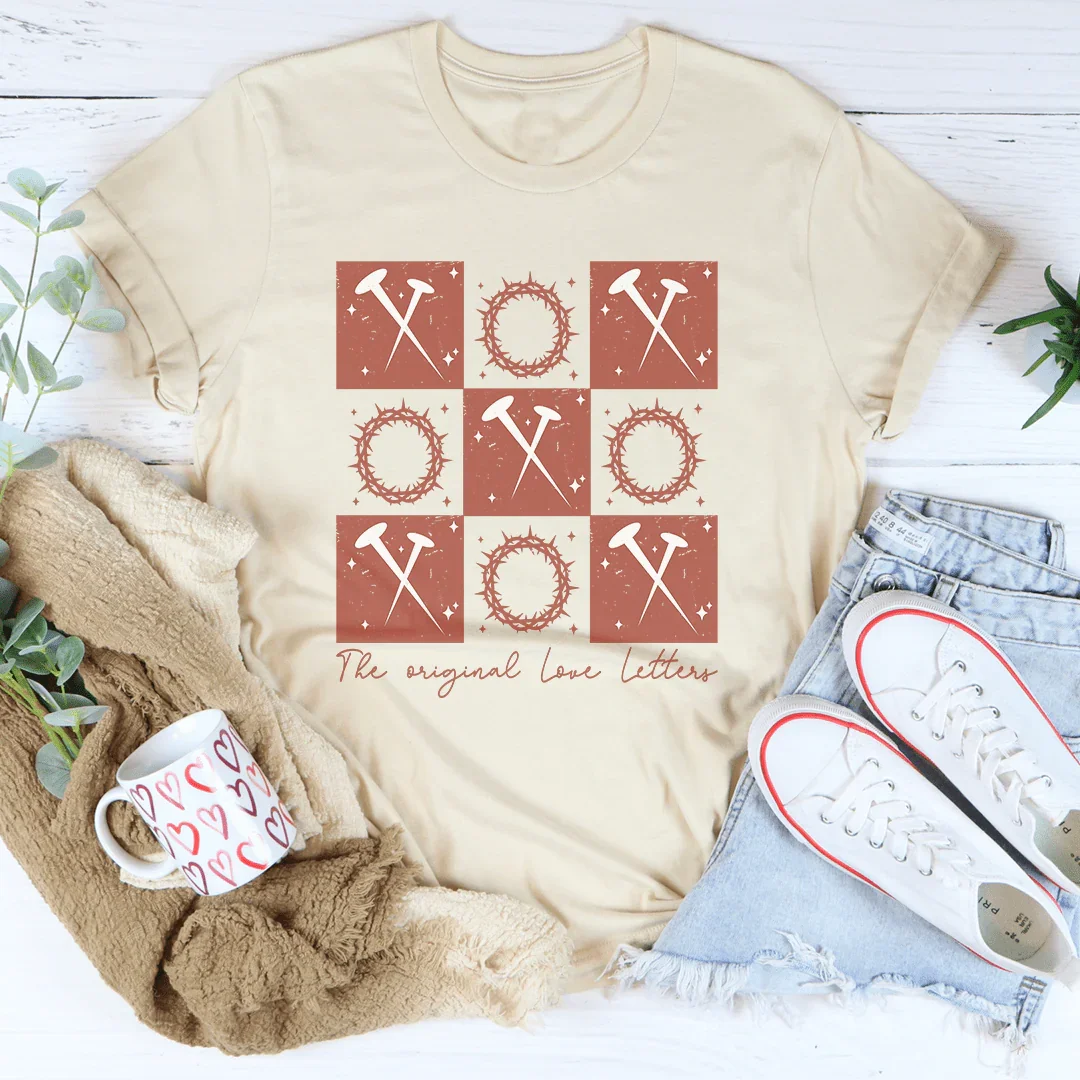 The Original Love Letters Tee Peachy Sunday