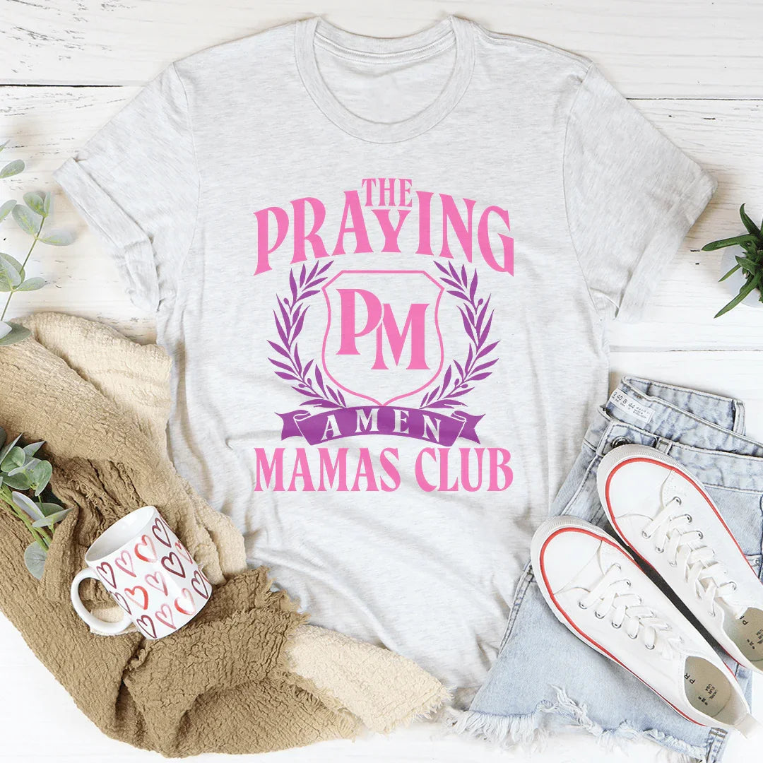 The Praying Mamas Club Tee Peachy Sunday