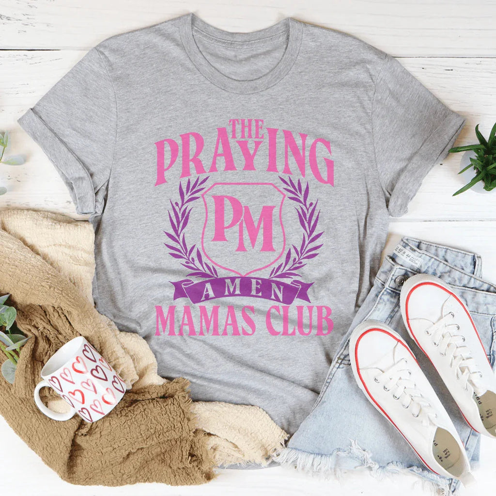 The Praying Mamas Club Tee Peachy Sunday