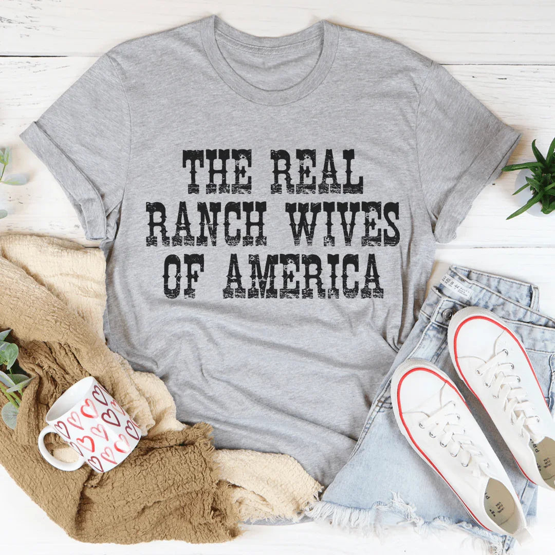The Real Ranch Wives Of America Tee Peachy Sunday