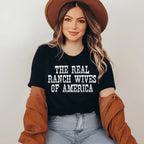 The Real Ranch Wives Of America Tee Peachy Sunday