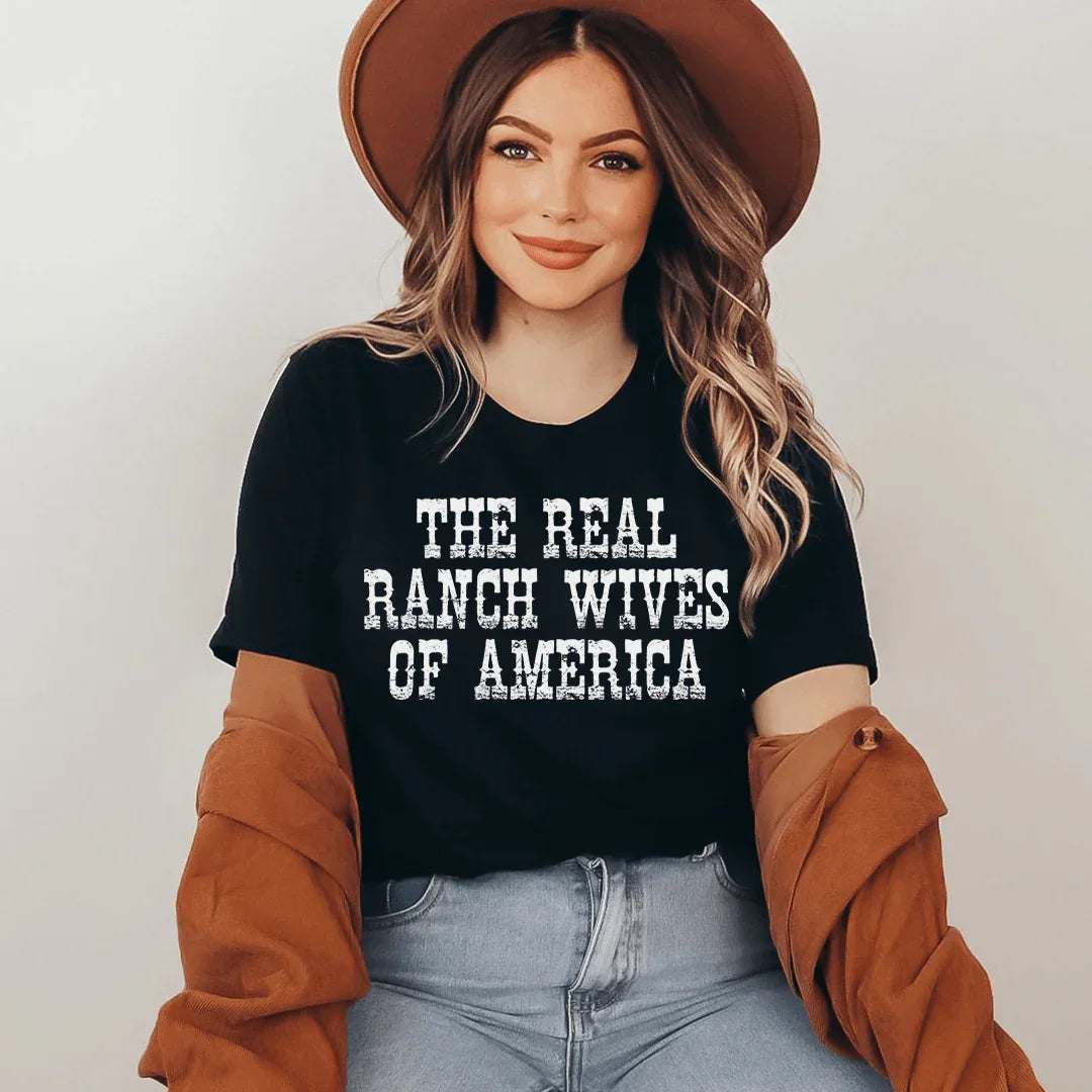 The Real Ranch Wives Of America Tee Peachy Sunday